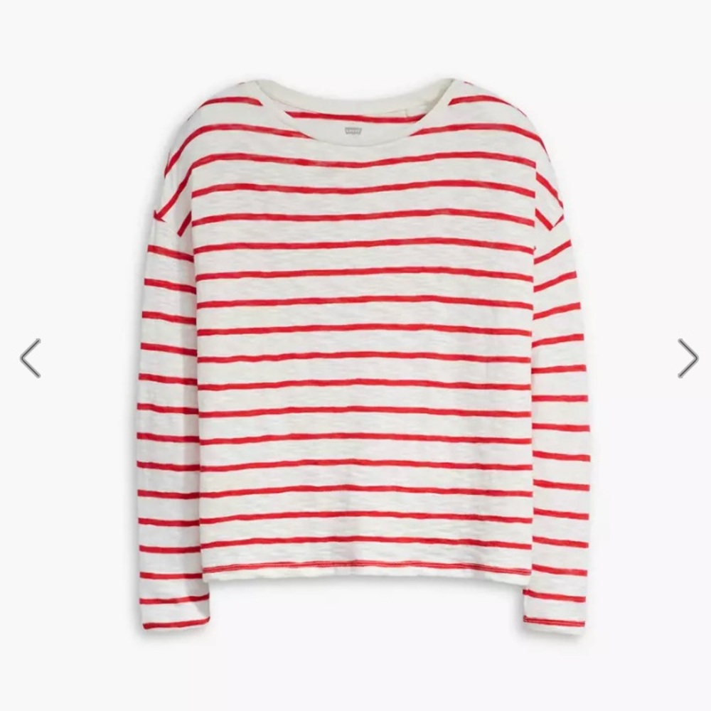 Levi’s STRIPED MARGOT LONG SLEEVE T-SHIRT Medium